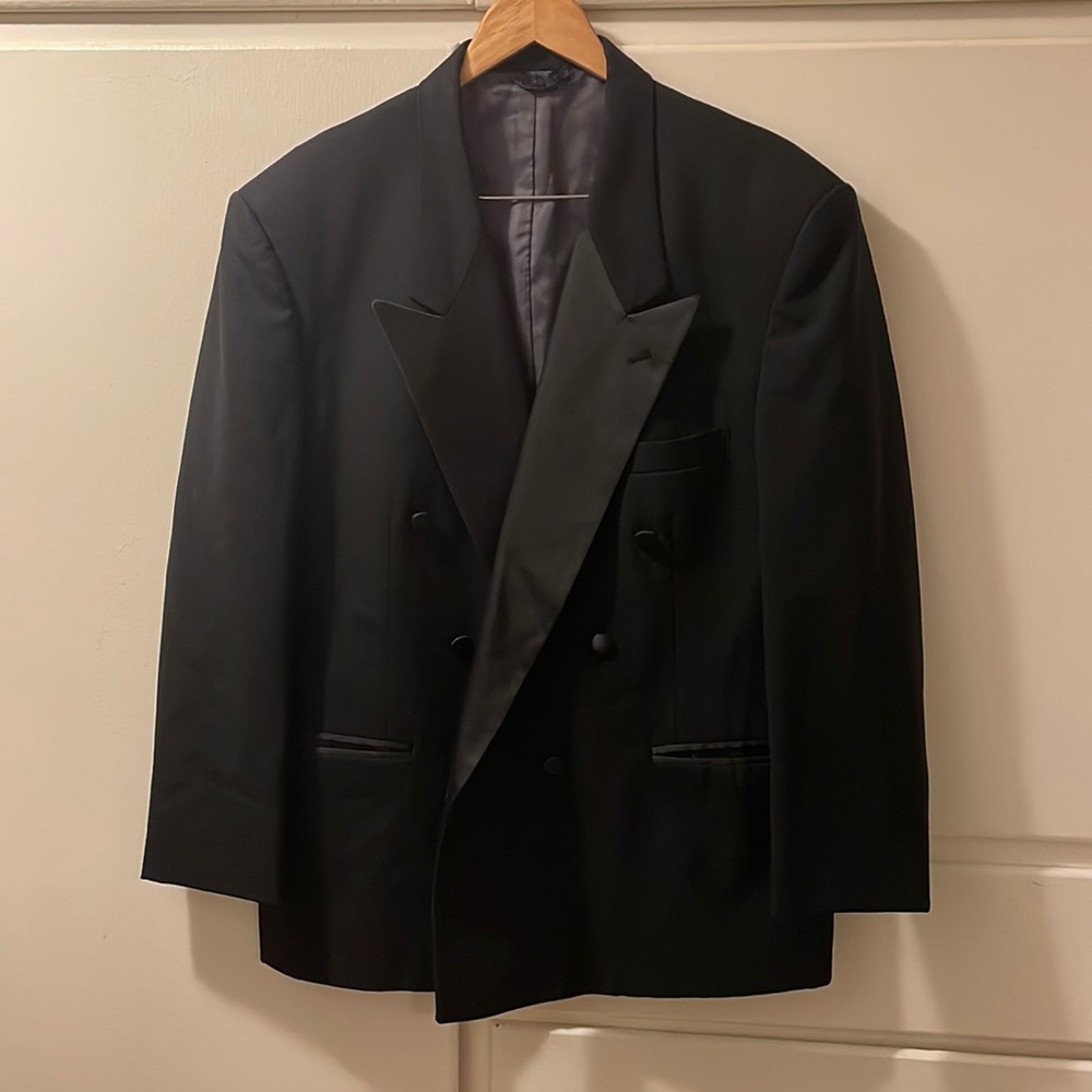 Christian Dior Le Connaisseur Vintage Silk Suit Coat - 43S